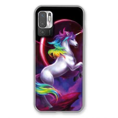 Coque Pour Xiaomi Redmi Note 10 5G Licorne Arc en ciel