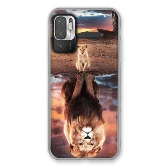 Coque Pour Xiaomi Redmi Note 10 5G Lion Reflet
