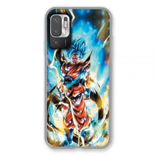 Coque Pour Xiaomi Redmi Note 10 5G Manga Dragon Ball Sangoku Blanc