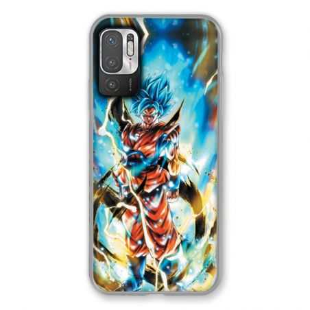 Coque Pour Xiaomi Redmi Note 10 5G Manga Dragon Ball Sangoku Blanc