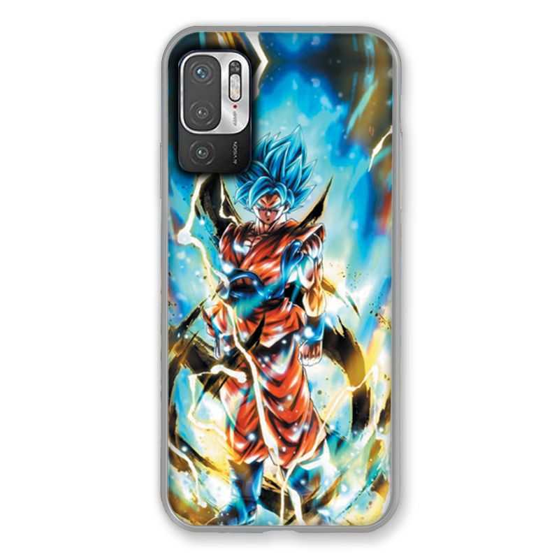 Coque Pour Xiaomi Redmi Note 10 5G Manga Dragon Ball Sangoku Blanc