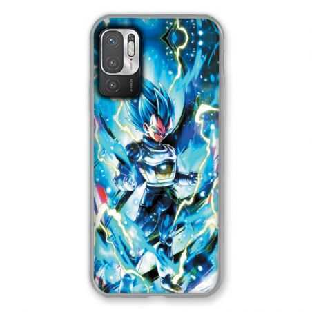 Coque Pour Xiaomi Redmi Note 10 5G Manga Dragon Ball Vegeta Bleu