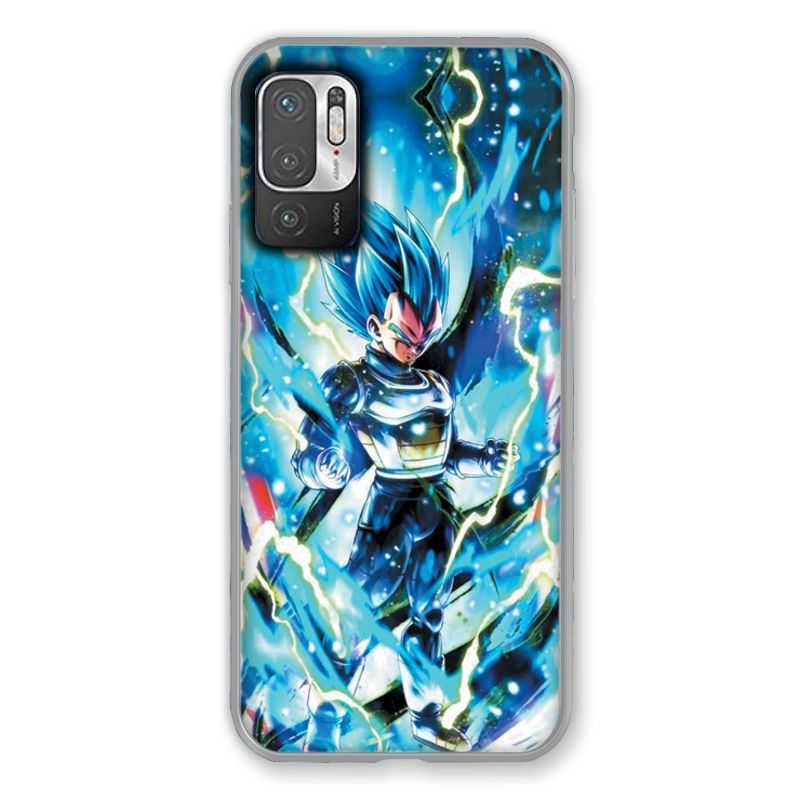 Coque Pour Xiaomi Redmi Note 10 5G Manga Dragon Ball Vegeta Bleu