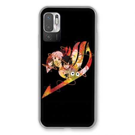 Coque Pour Xiaomi Redmi Note 10 5G Manga Fairy Tail Logo Noir