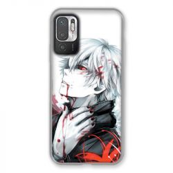 Coque Pour Xiaomi Redmi Note 10 5G Manga Kaneki Blanc