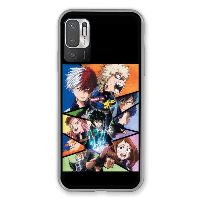 Coque Pour Xiaomi Redmi Note 10 5G Manga My Hero Academia Noir
