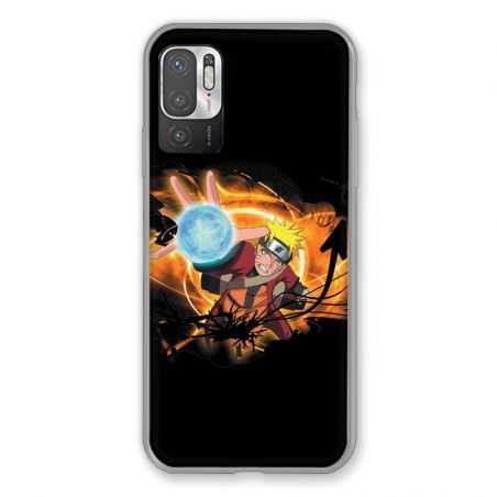 Coque Pour Xiaomi Redmi Note 10 5G Manga Naruto Noir
