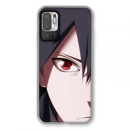 Coque Pour Xiaomi Redmi Note 10 5G Manga Naruto Sasuke visage