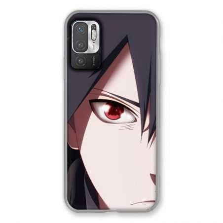 Coque Pour Xiaomi Redmi Note 10 5G Manga Naruto Sasuke visage