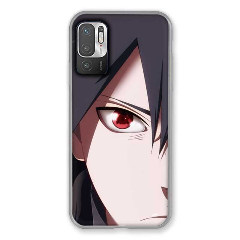 Coque Pour Xiaomi Redmi Note 10 5G Manga Naruto Sasuke visage
