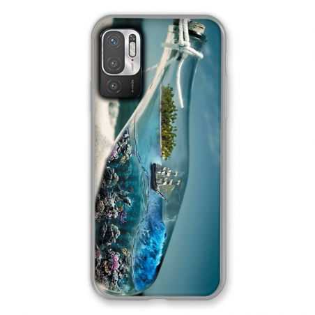 Coque Pour Xiaomi Redmi Note 10 5G Mer Bouteille