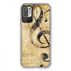 Coque Pour Xiaomi Redmi Note 10 5G Musique Clé Sol Vintage