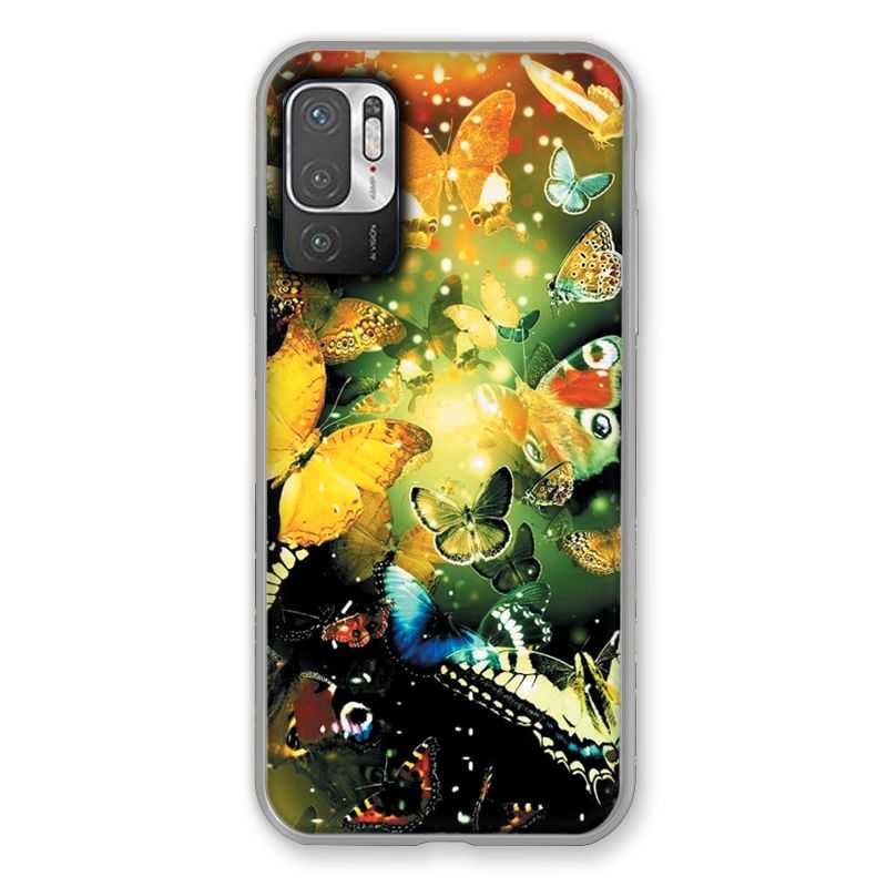 Coque Pour Xiaomi Redmi Note 10 5G Papillon Jaune