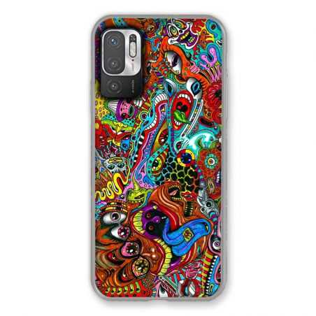 Coque Pour Xiaomi Redmi Note 10 5G Psychedelic Yeux