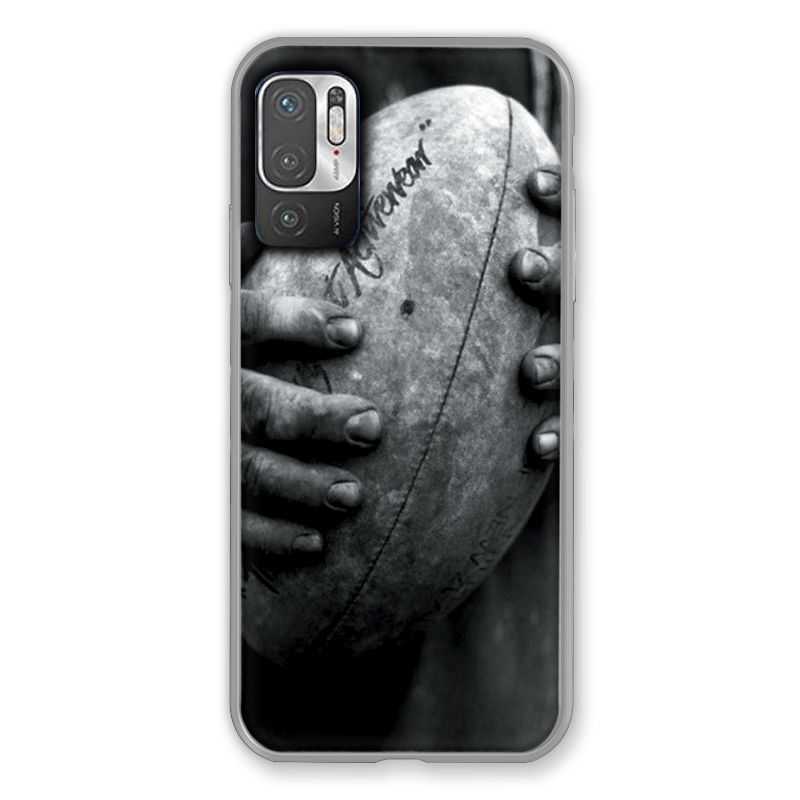 Coque Pour Xiaomi Redmi Note 10 5G Rugby Ballon Vintage