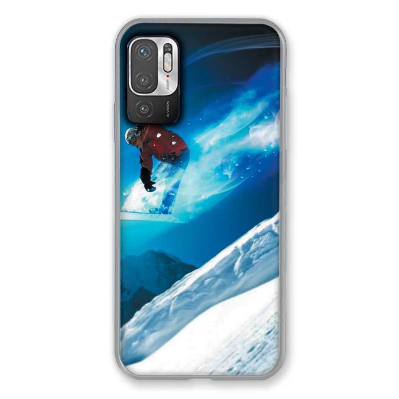 Coque Pour Xiaomi Redmi Note 10 5G Snowboard Saut