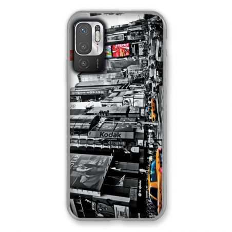 Coque Pour Xiaomi Redmi Note 10 5G Amerique USA New York Taxi