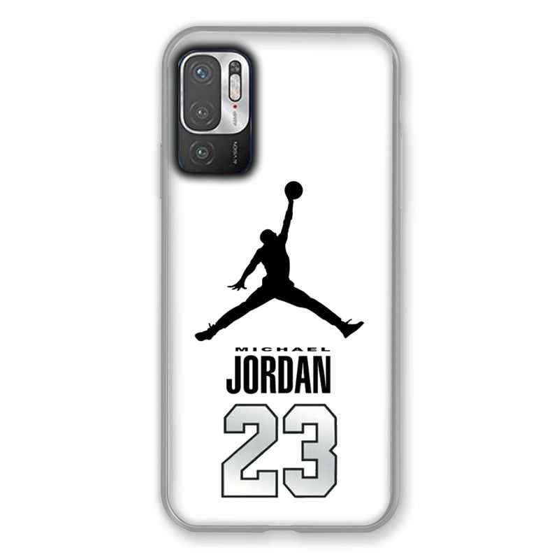 Coque Pour Xiaomi Redmi Note 10 5G Jordan 23 Blanc