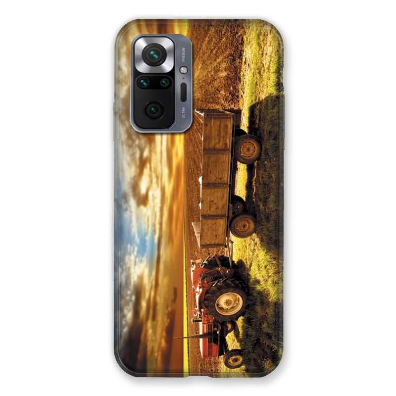 Coque Pour Xiaomi Redmi Note 10 Pro 5G Agriculture Tracteur Color