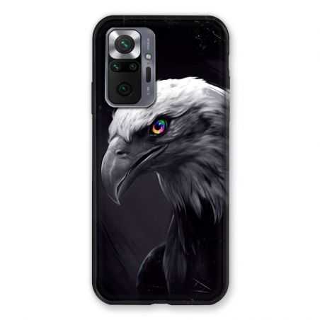 Coque Pour Xiaomi Redmi Note 10 Pro 5G Aigle Royal Noir