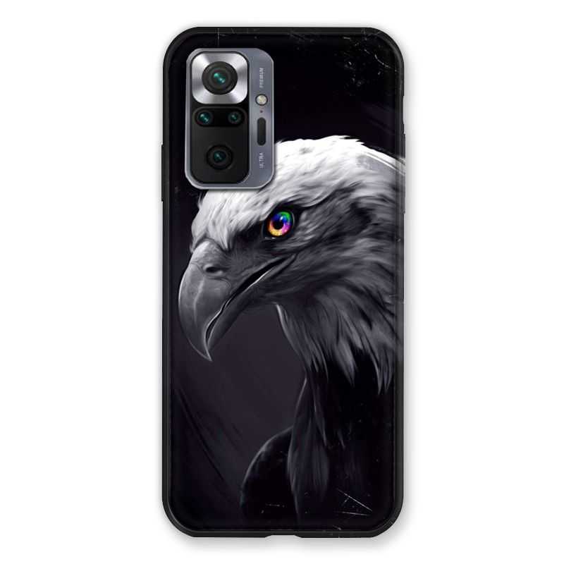 Coque Pour Xiaomi Redmi Note 10 Pro 5G Aigle Royal Noir
