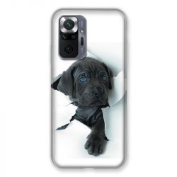 Coque Pour Xiaomi Redmi Note 10 Pro 5G Chien Noir