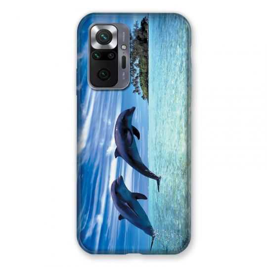 Coque Pour Xiaomi Redmi Note 10 Pro 5G Dauphin Ile