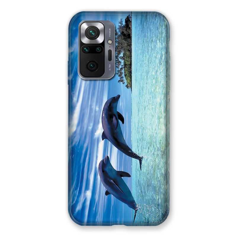 Coque Pour Xiaomi Redmi Note 10 Pro 5G Dauphin Ile