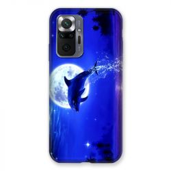 Coque Pour Xiaomi Redmi Note 10 Pro 5G Dauphin Lune