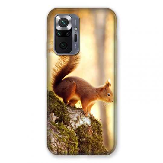 Coque Pour Xiaomi Redmi Note 10 Pro 5G Ecureuil Bois