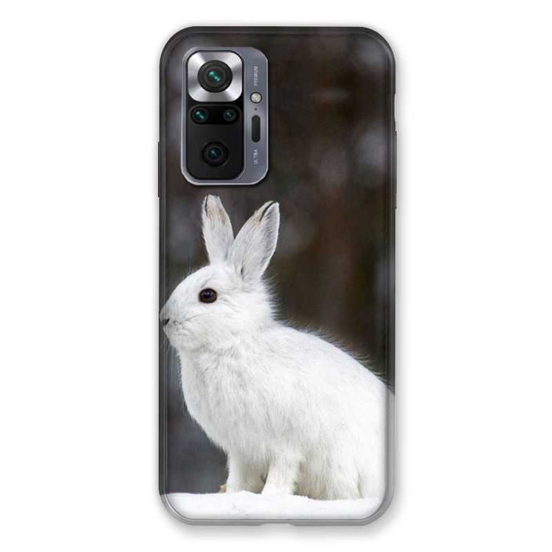Coque Pour Xiaomi Redmi Note 10 Pro 5G Lapin Blanc