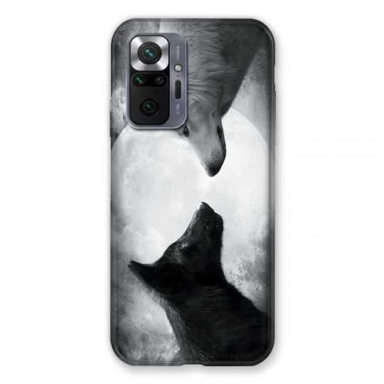 Coque Pour Xiaomi Redmi Note 10 Pro 5G Loup Duo