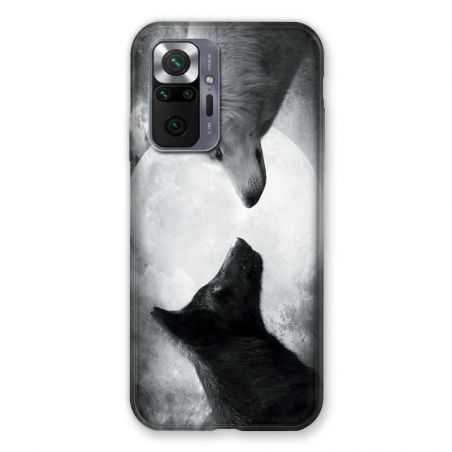 Coque Pour Xiaomi Redmi Note 10 Pro 5G Loup Duo