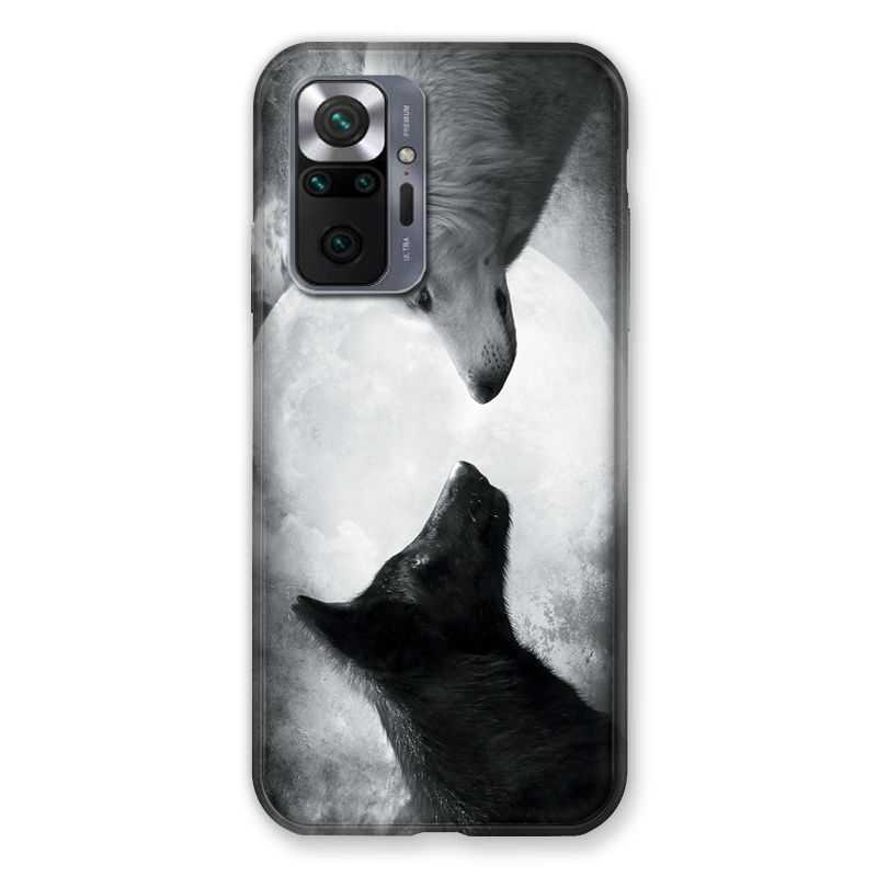 Coque Pour Xiaomi Redmi Note 10 Pro 5G Loup Duo