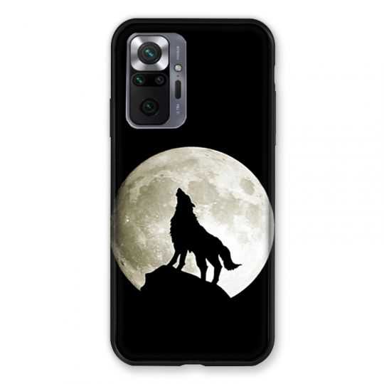 Coque Pour Xiaomi Redmi Note 10 Pro 5G Loup Noir