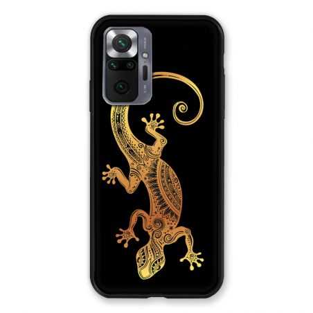 Coque Pour Xiaomi Redmi Note 10 Pro 5G Animaux Maori Lezard Noir