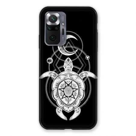 Coque Pour Xiaomi Redmi Note 10 Pro 5G Animaux Maori Tortue Noir