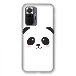 Coque Pour Xiaomi Redmi Note 10 Pro 5G Panda Blanc