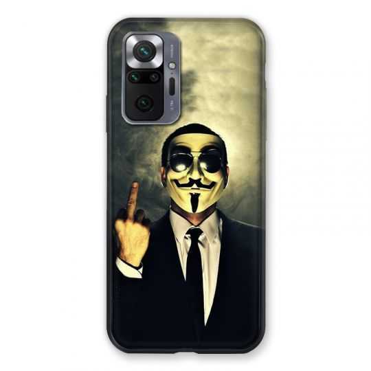 Coque Pour Xiaomi Redmi Note 10 Pro 5G Anonymous Doigt