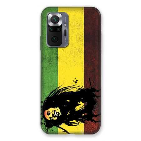 Coque Pour Xiaomi Redmi Note 10 Pro 5G Bob Marley Drapeau