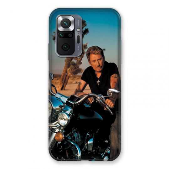 Coque Pour Xiaomi Redmi Note 10 Pro 5G Johnny Hallyday Moto