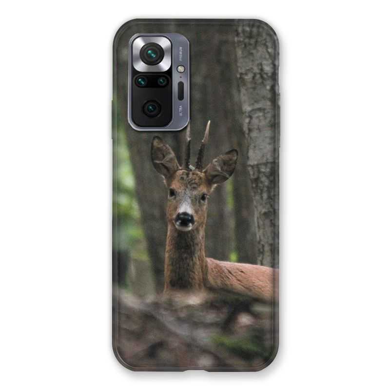 Coque Pour Xiaomi Redmi Note 10 Pro 5G Chasse Chevreuil Bois