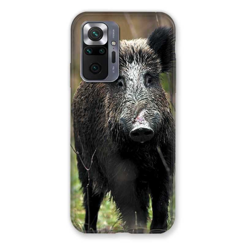 Coque Pour Xiaomi Redmi Note 10 Pro 5G Chasse Sanglier bois