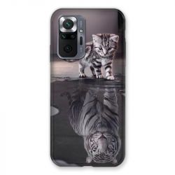 Coque Pour Xiaomi Redmi Note 10 Pro 5G Chat Reflet