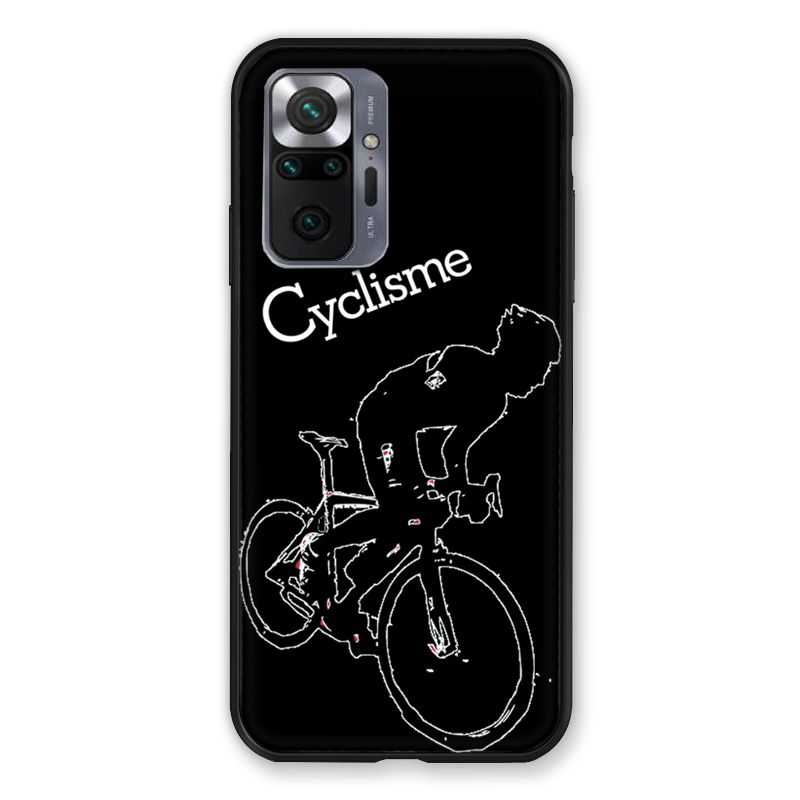 Coque Pour Xiaomi Redmi Note 10 Pro 5G Cyclisme Ombre Blanche