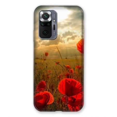 Coque Pour Xiaomi Redmi Note 10 Pro 5G Fleur Coquelicot