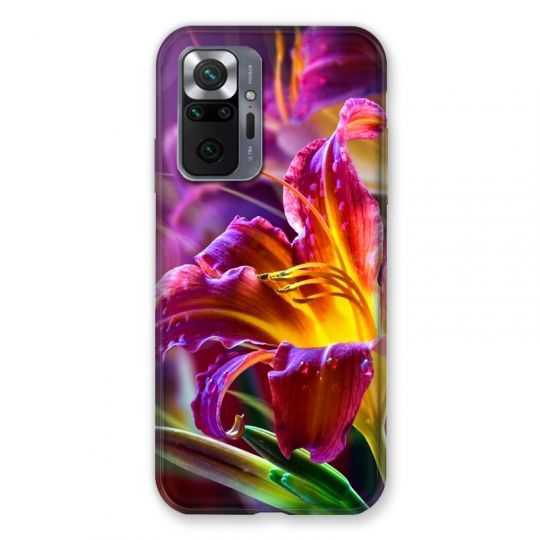 Coque Pour Xiaomi Redmi Note 10 Pro 5G Fleur Lys Color