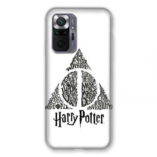 Coque Pour Xiaomi Redmi Note 10 Pro 5G WB License Harry Potter Triangle Blanc