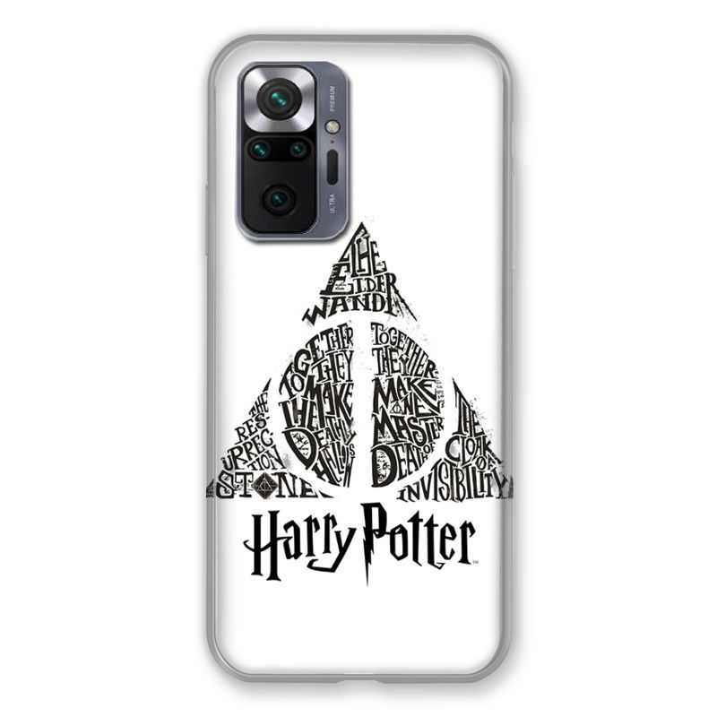 Coque Pour Xiaomi Redmi Note 10 Pro 5G WB License Harry Potter Triangle Blanc
