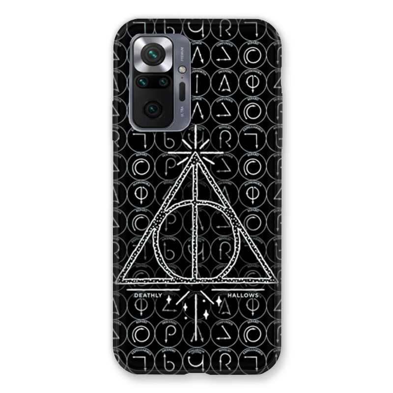 Coque Pour Xiaomi Redmi Note 10 Pro 5G WB License Harry Potter Triangle noir